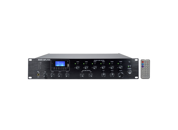 Amplificador Audio 100V 480W SD/USB/MP3 – 6 Zonas Amplificador Audio 100V 480W SD/USB/MP3 – 6 Zonas